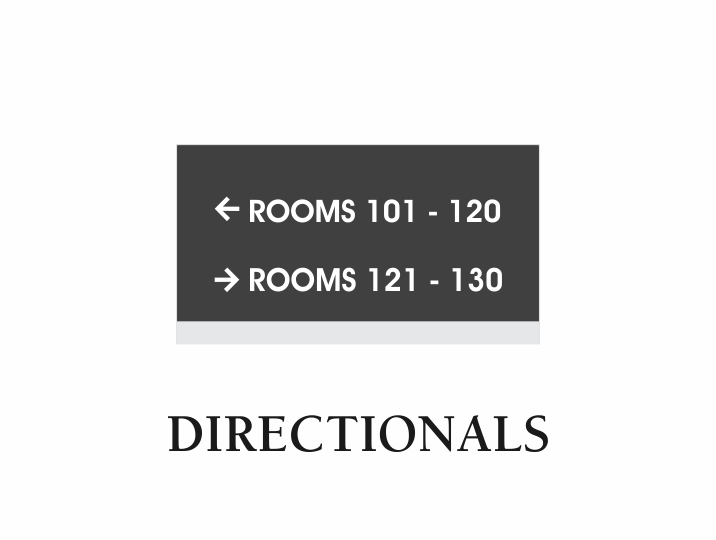 ImageLine - Omnia I Directional Signs