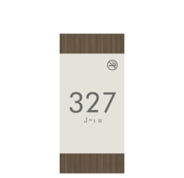 Quality Teakwood Room Number Signs