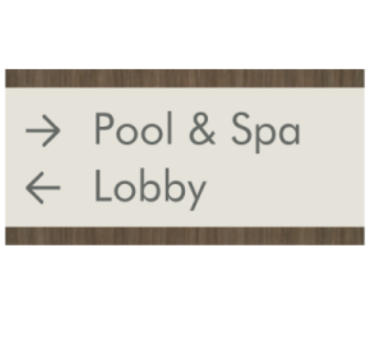 Quality Teakwood Directional Signs