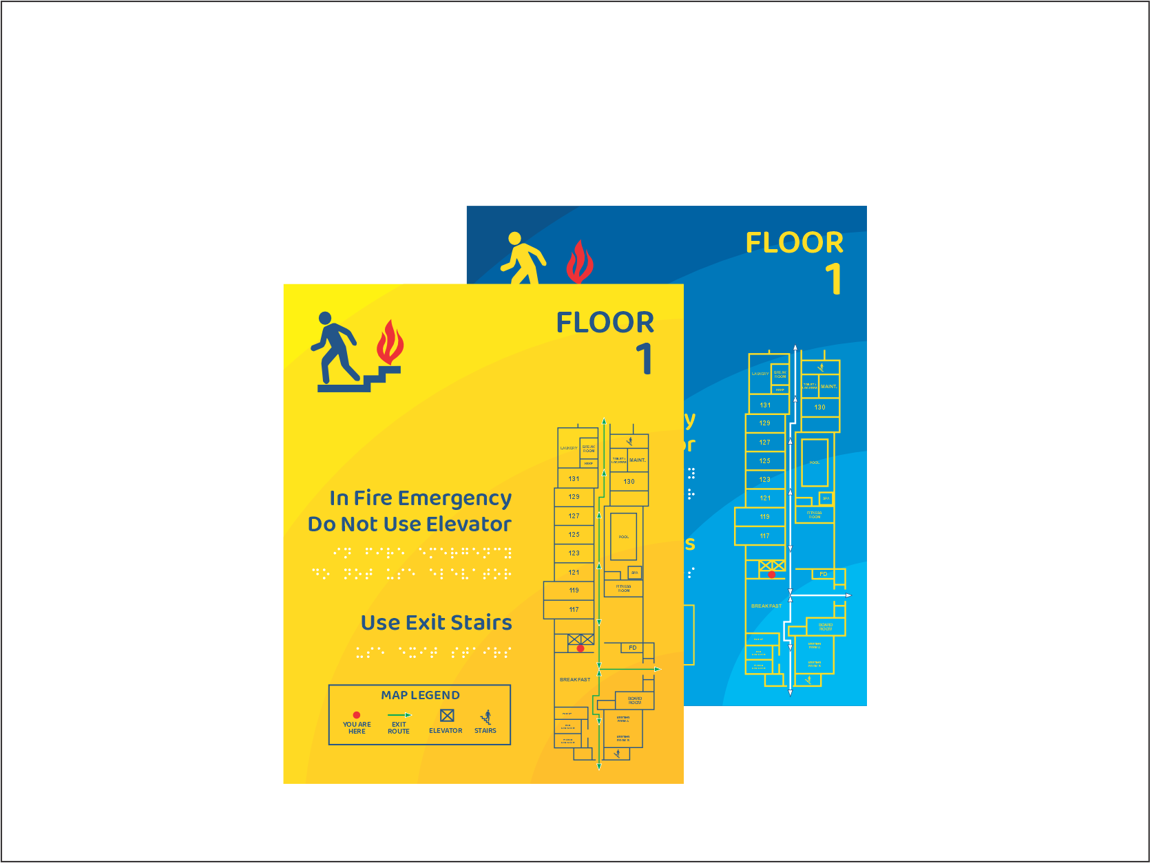 Days Inn 2024 Rectangle Safety Signs