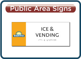 Days Inn Contemporary Public Area Signs
