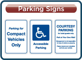 Woodspring Suites Parking Signs